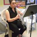 Molly Dench - Oboe student.